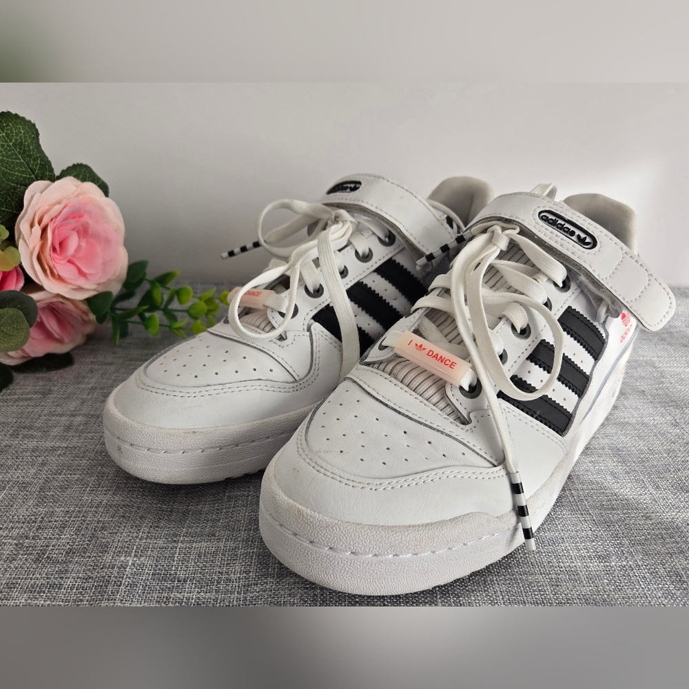 Womens Adidas Forum‎ Low Sneaker - I Love To Dance [FZ3908] Size 7.5 US